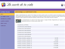 Tablet Screenshot of lasuertedetuvida.com